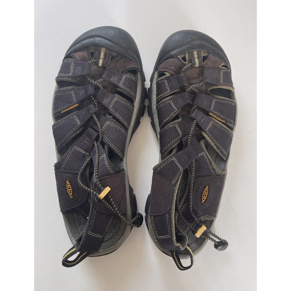 Keen Newport H2 Hiking Sandals Leather Closed Toe Waterproof Men Sz 12 EUC